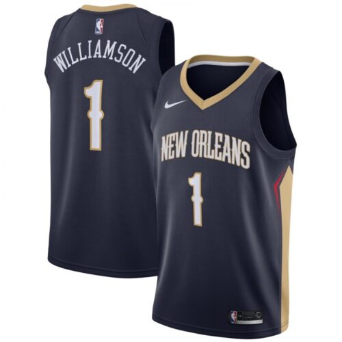 6864110875b3a_1 Men's New Orleans Pelicans #1 Zion Williamson Navy Stitched NBA Jersey