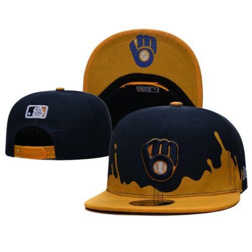68641139d5b27_1 Milwaukee Brewers Snapback Hat