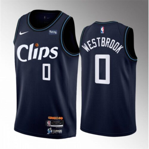 686411619cb2d_1 Men's Los Angeles Clippers #0 Russell Westbrook Navy 2023-24 City Edition Stitched Jersey