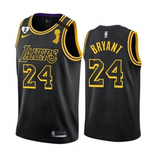 6864118c3e24d_1 Men's Los Angeles Lakers #24 Kobe Bryant 2020 Black NBA Finals Champions With Gigi Patch Mamba Stitched Jersey