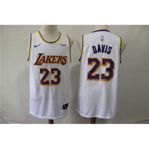 6864119e55511_1 Men's Los Angeles Lakers #23 Anthony Davis White Stitched NBA Jersey