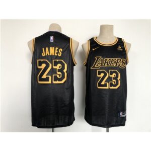 686411b23d642_1 Men's Los Angeles Lakers #23 LeBron James Black Stitched Basketball Jersey