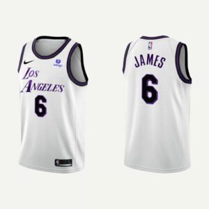 686411cdd9b1f_1 Men's Los Angeles Lakers #6 LeBron James 2022/23 White Stitched Basketball Jersey