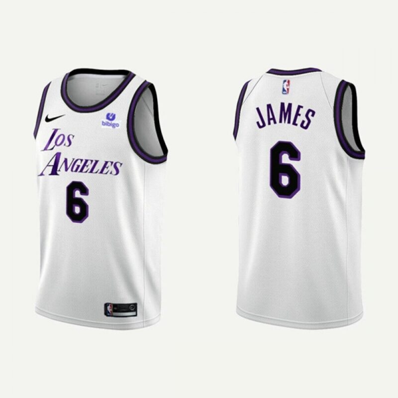 686411cdd9b1f_1 Men's Los Angeles Lakers #6 LeBron James 2022/23 White Stitched Basketball Jersey