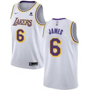 686411d77b943_1 Men's Los Angeles Lakers #6 LeBron James White Stitched Basketball Jersey