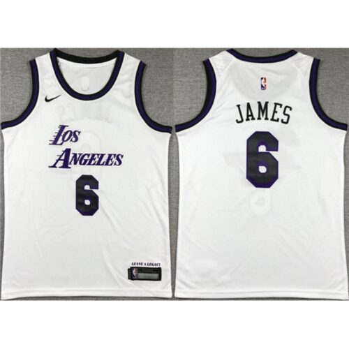 686411f2c486c_1 Youth Los Angeles Lakers #6 LeBron James White Stitched Basketball Jersey