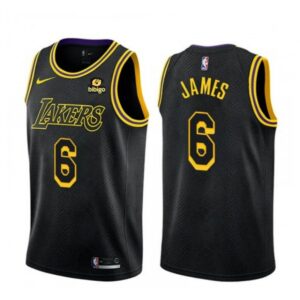 68641207c0e43_1 Men's Los Angeles Lakers #6 LeBron James Black "bibigo" Stitched Basketball Jersey