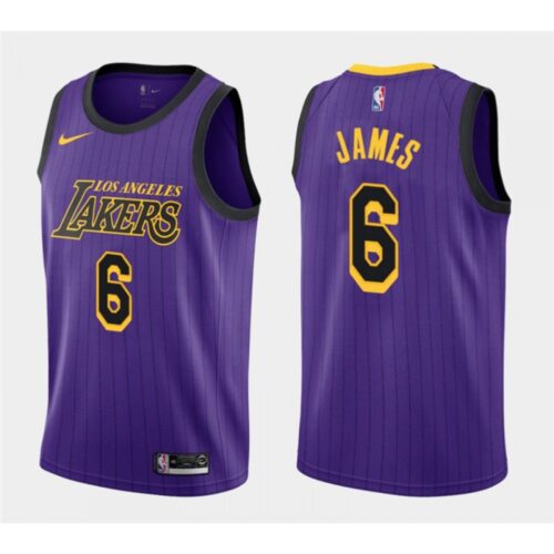 6864120e9cfce_1 Men's Los Angeles Lakers #6 LeBron James Purple Stitched NBA Jersey