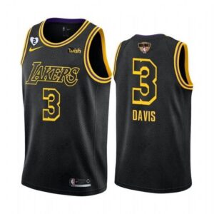 6864121f16e30_1 Men's Los Angeles Lakers #3 Anthony Davis 2020 Black Finals Bound With GiGi Patch Stitched Jersey