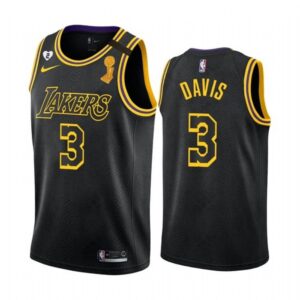 6864122277a50_1 Men's Los Angeles Lakers #3 Anthony Davis 2020 Black NBA Finals Champions With Gigi Patch Mamba Stitched Jersey