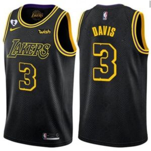 6864122f7e063_1 Men's Los Angeles Lakers #3 Anthony Davis With Gigi Patch Black Stitched Jersey