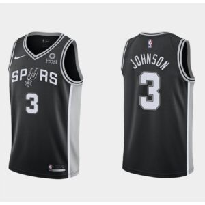 6864126937beb_1 Men's San Antonio Spurs #3 Keldon Johnson Icon Edition Black Stitched Jersey