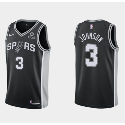 6864126937beb_1 Men's San Antonio Spurs #3 Keldon Johnson Icon Edition Black Stitched Jersey