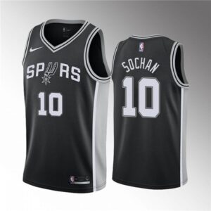 68641275d0610_1 Men's San Antonio Spurs #10 Jeremy Sochan Black Icon Edition Stitched Jersey
