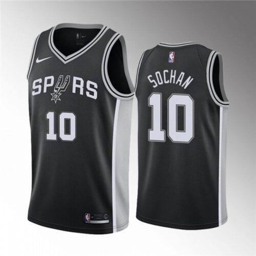 68641275d0610_1 Men's San Antonio Spurs #10 Jeremy Sochan Black Icon Edition Stitched Jersey