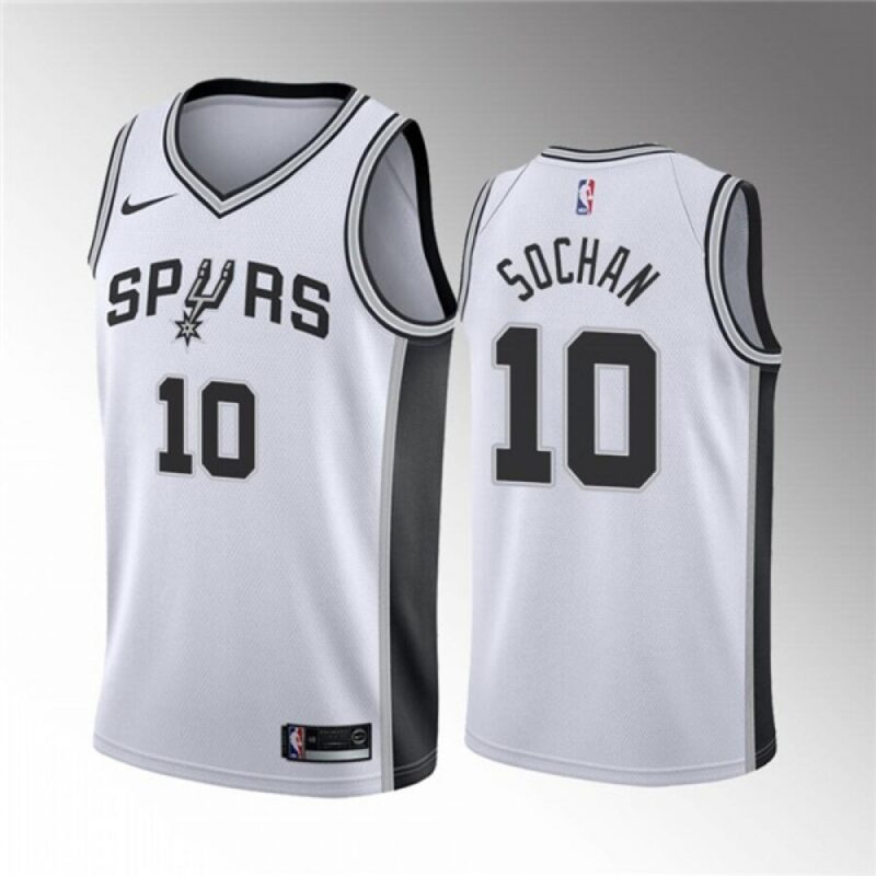 6864127c5c3f6_1 Men's San Antonio Spurs #10 Jeremy Sochan White Association Edition Stitched Jersey