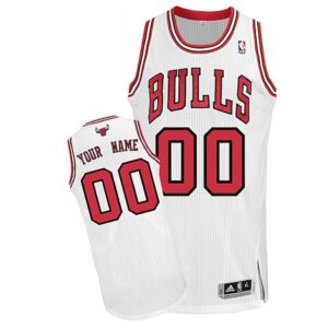 686412cfb1cc2_1 Bulls Personalized Authentic White NBA Jersey