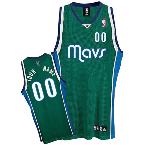 686412faacb46_1 Mavericks Personalized Authentic Green NBA Jersey