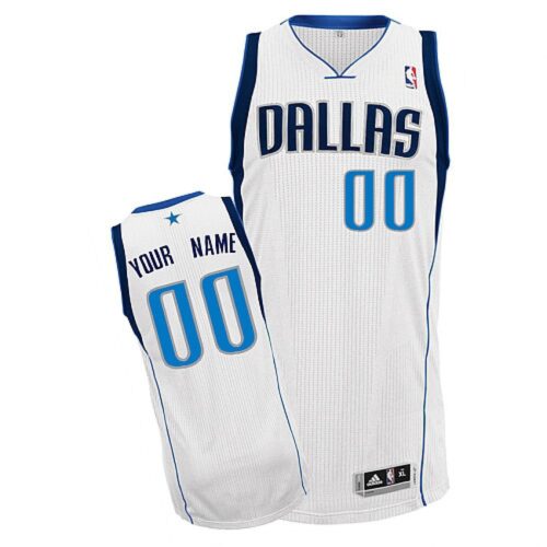 686412fd577a8_1 Mavericks Personalized Authentic White NBA Jersey