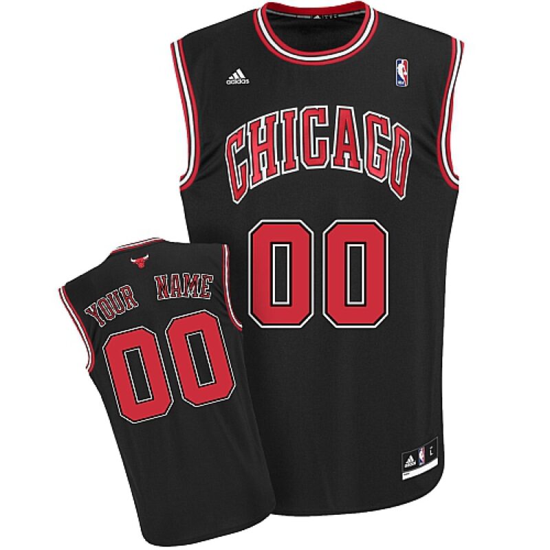 6864133d4d64e_1 Bulls Personalized Authentic Black NBA Jersey