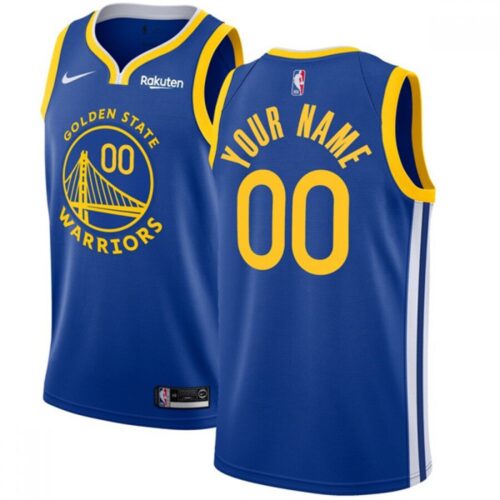 6864135d8abe3_1 Men's Golden State Warriors Blue Customized Stitched NBA Jersey