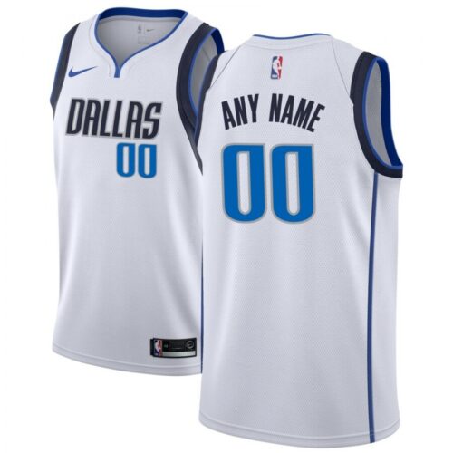 686413a25fe9c_1 Men's Dallas Mavericks White Customized Stitched NBA Jersey