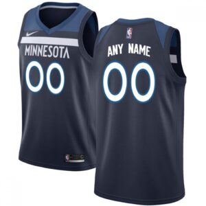686413aa95058_1 Men's Minnesota Timberwolves Navy Customized Stitched NBA Jersey