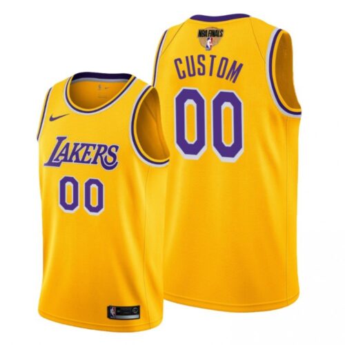 68641407e77fd_1 Men's Los Angeles Lakers 2020 Gold Customized Finals Bound Icon Edition Stitched Jersey