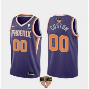 6864143912580_1 Men's Phoenix Suns Customized 2021 Purple NBA Finals Icon Edition Stitched Jersey