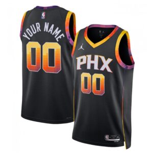 6864143ba1c48_1 Men's Phoenix Suns Customized 2022-23 Black Statement Edition Swingman Stitched Jersey