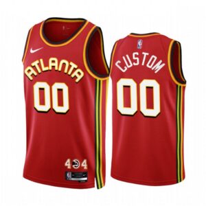 6864159647c95_1 Men's Atlanta Hawks Customized 2022/23 Red Icon Edition Stitched Jersey