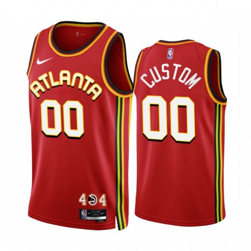 6864159647c95_1 Men's Atlanta Hawks Customized 2022/23 Red Icon Edition Stitched Jersey
