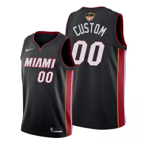 686415b982ad2_1 Men's Miami Heat Black Customized 20202 Finals Bound Icon Edition Stitched Jersey