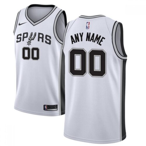 686415d12288a_1 Men's San Antonio Spurs White Customized Stitched NBA Jersey
