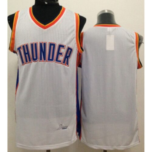 68641668d0fc3_1 Revolution 30 Thunder Blank White Stitched NBA Jersey