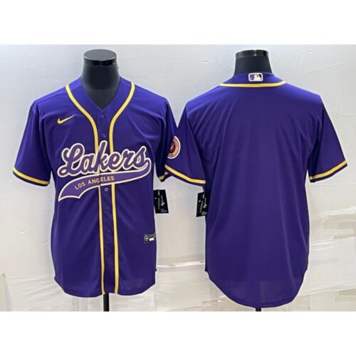 686416a6d77eb_1 Men's Los Angeles Lakers Blank Purple Cool Base Stitched Baseball Jersey