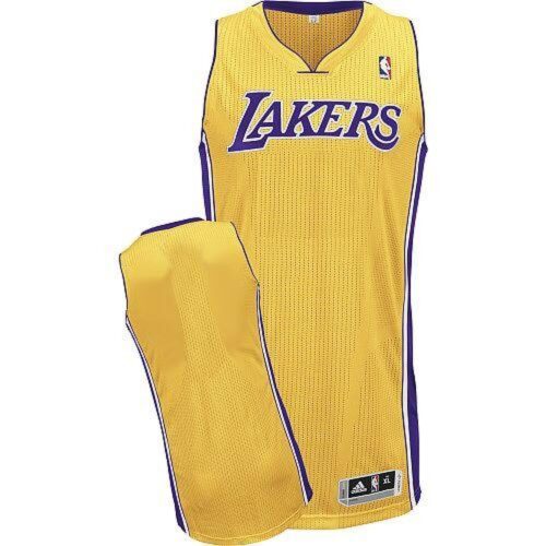 686416d5e7307_1 Revolution 30 Lakers Blank Yellow Stitched NBA Jersey