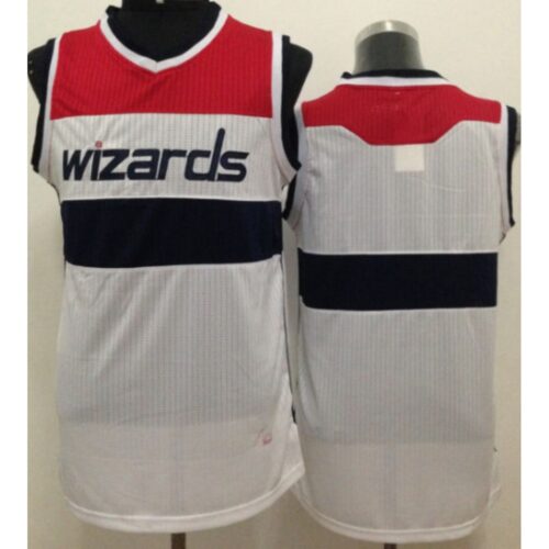 686417444d254_1 Revolution 30 Wizards Blank White Stitched NBA Jersey