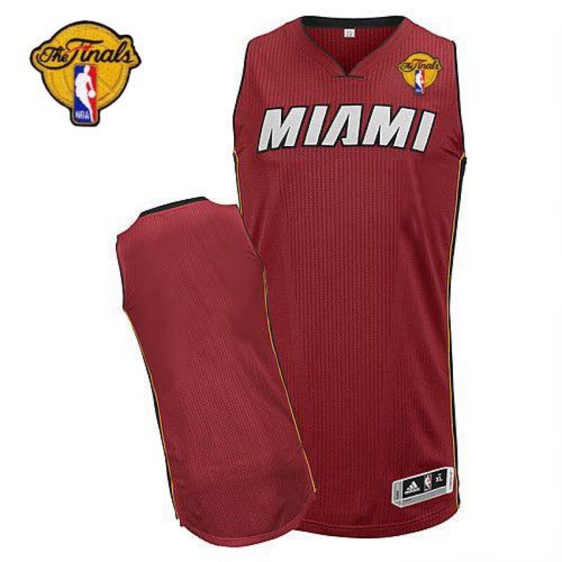 6864174e85c5e_1 Revolution 30 Heat Blank Red Finals Patch Stitched NBA Jersey