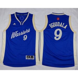 68641a1175e15_1 Warriors #9 Andre Iguodala Blue 2015-2016 Christmas Day Stitched Youth NBA Jersey