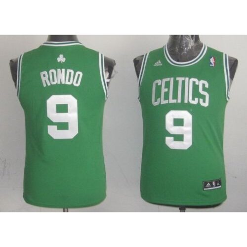 68641a21b863d_1 Celtics #9 Rajon Rondo Green Stitched Youth NBA Jersey