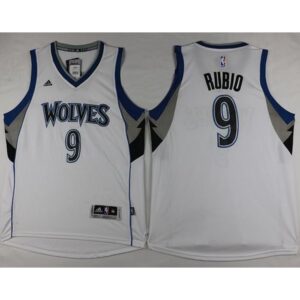 68641a37cb357_1 Timberwolves #9 Ricky Rubio Revolution 30 White Stitched NBA Jersey