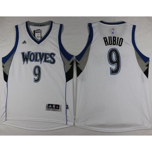 68641a37cb357_1 Timberwolves #9 Ricky Rubio Revolution 30 White Stitched NBA Jersey