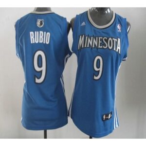 68641a3dac295_1 Timberwolves #9 Ricky Rubio Blue Women's Road Stitched NBA Jersey