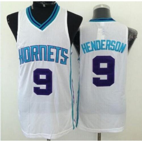 68641a48d3d0b_1 Revolution 30 Hornets #9 Gerald Henderson White Stitched NBA Jersey