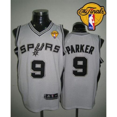 68641a639247f_1 Revolution 30 Spurs #9 Tony Parker White Finals Patch Stitched NBA Jersey