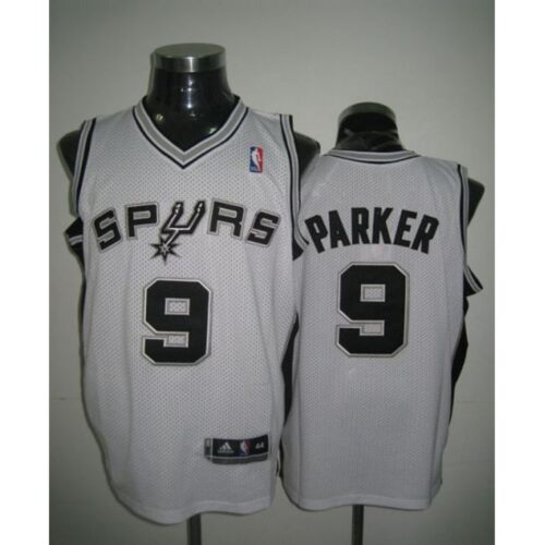 68641a6729417_1 Revolution 30 Spurs #9 Tony Parker White Stitched NBA Jersey