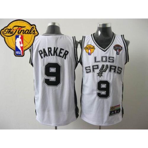 68641a7145f4d_1 Spurs #9 Tony Parker White Latin Nights Finals Patch Stitched NBA Jersey