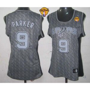 68641a8165000_1 Spurs #9 Tony Parker Grey With Finals Patch Women's Static Fashion Stitched NBA Jersey