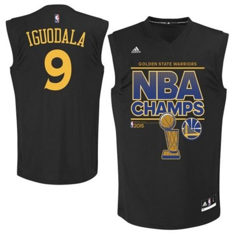 68641ac247247_1 Warriors #9 Andre Iguodala Black 2015 NBA Finals Champions Stitched NBA Jersey
